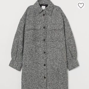 LONG h&m shirt jacket